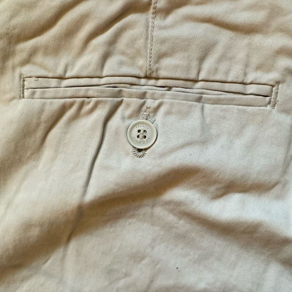 French Connection Cream Men’s Size 38 Cotton Chinos - Picture 12 of 12